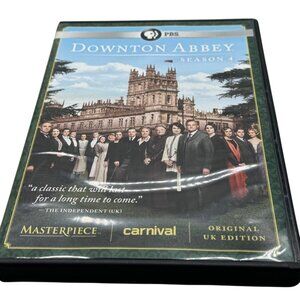 Downton Abbey Season 4 DVD Set UK Edition PBS English 3 disk READ
